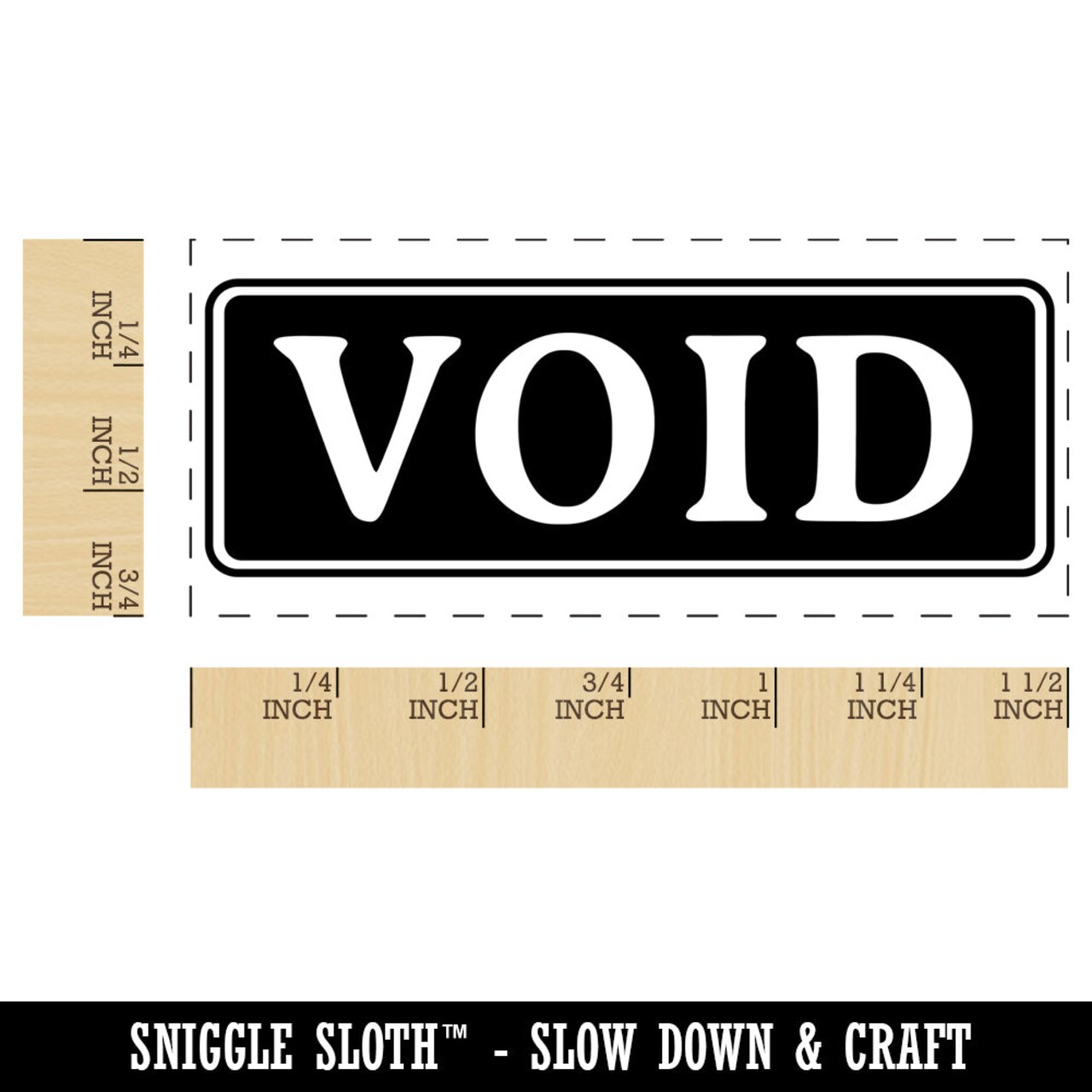 Void for Bookkeeping Self-Inking Rubber Stamp Ink Stamper for Business Office